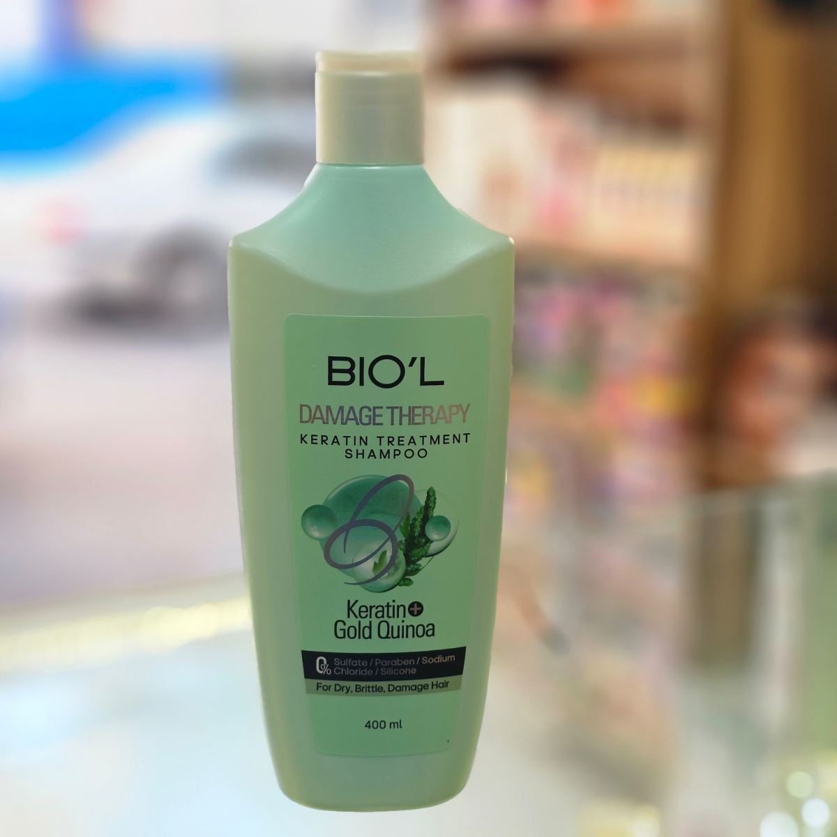 کراتین درمانی موی آسیب دیده biol