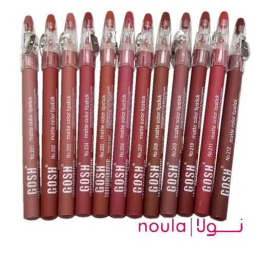 رژ لب مدادی تراش دار GOSH شماره 201