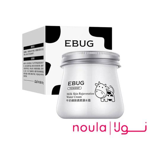 کرم مرطوب کننده دست و صورت شیرگاو Ebug 80 گرم