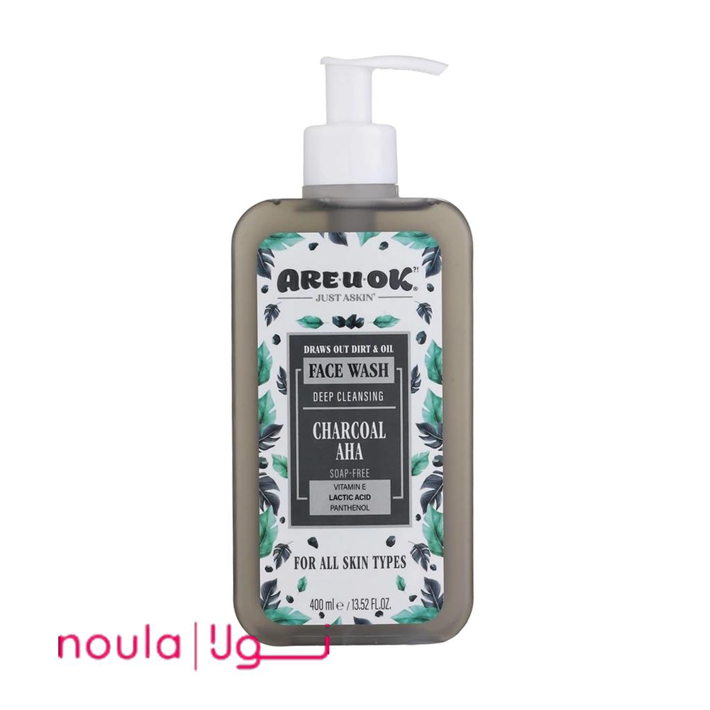 ژل شستشوی صورت مناسب انواع پوست آر یو اوکی مدل deep cleaning