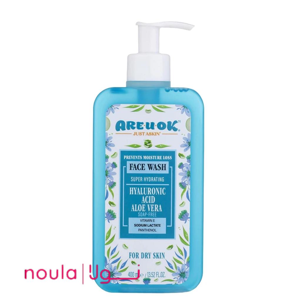 ژل شستشوی صورت مناسب پوست های خشک آر یو اوکی مدل super hydrating
